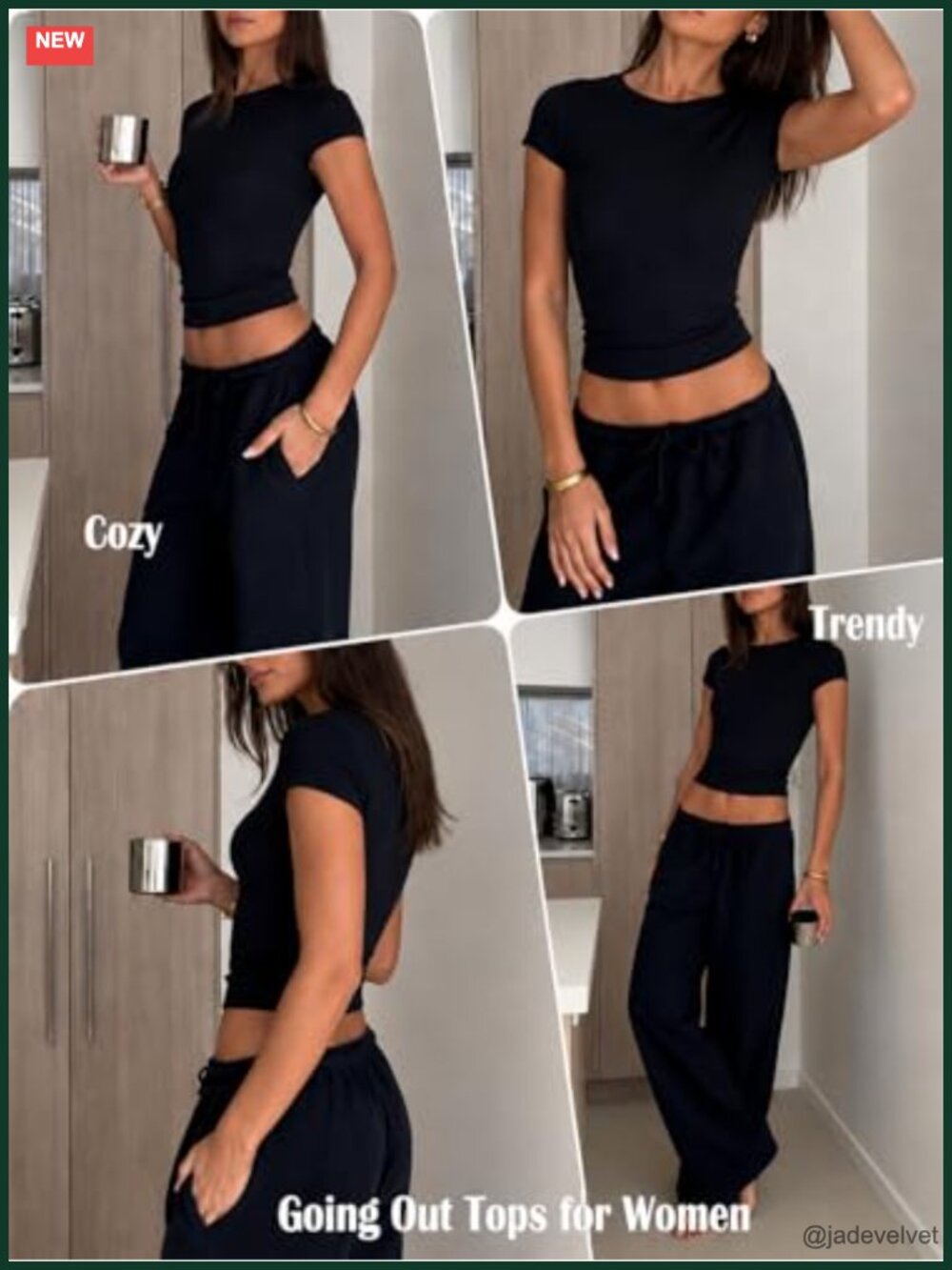 Cotton Jersey T-Shirt with Built-In Bra No See Through Stretchy Fitted Workout - Picture 3 of 7